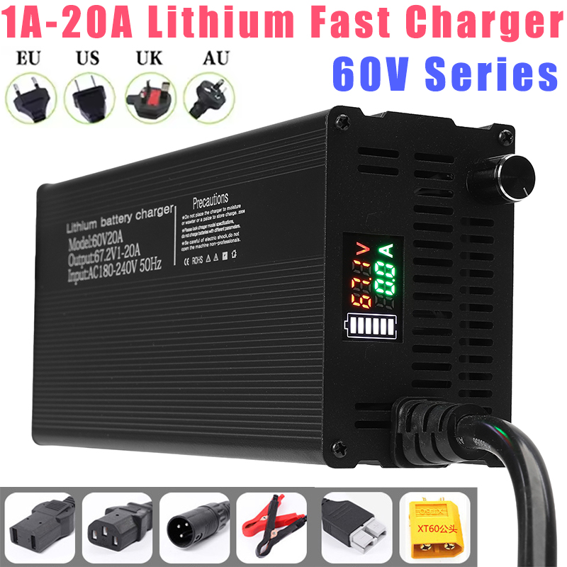 84V 20A Smart Charger - Ładowarki do akumulatorów litowych z regulacją