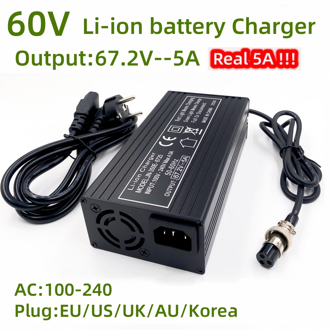 84V 20A Smart Charger - Szybka ładowarka 67.2V 5A do akumulatora