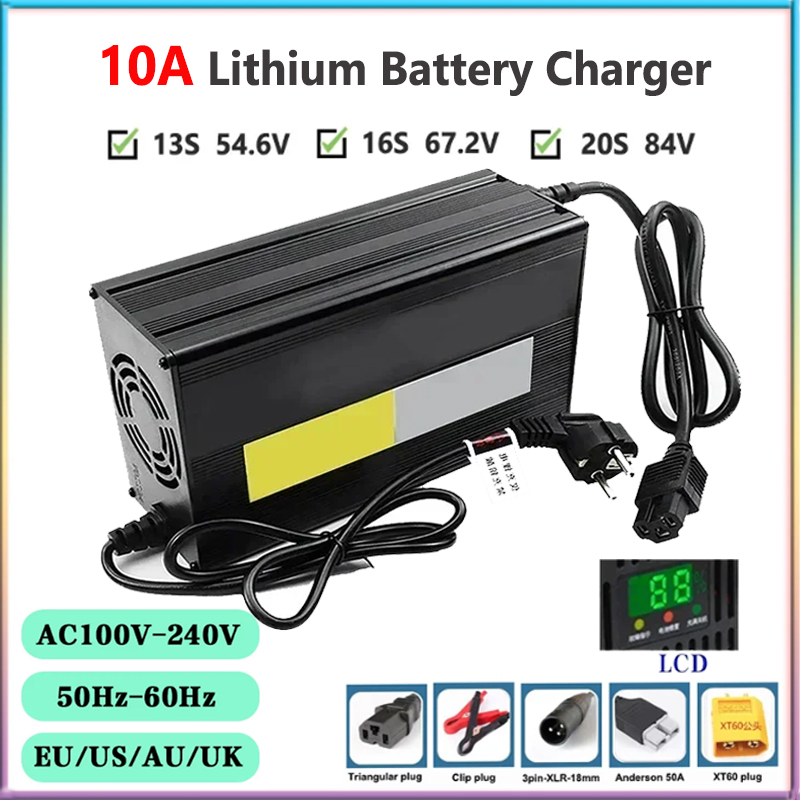 10A 48V 60V 72V ładowarka akum – 84V 20A Smart Charger recenzja i cena
